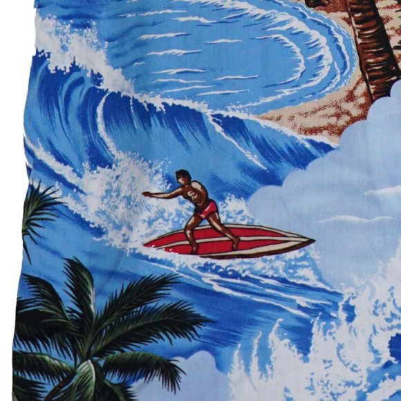 Halekulani Hawaiian Surf Shirt - Made in Hawaii - Picture 4 of 6